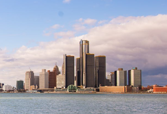Detroit Skyline daytime